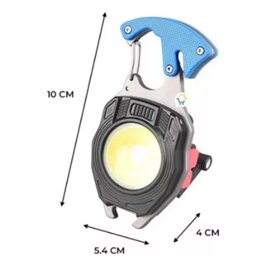 Miniatura 5 de Linterna COB 9En1 Recargable Multif